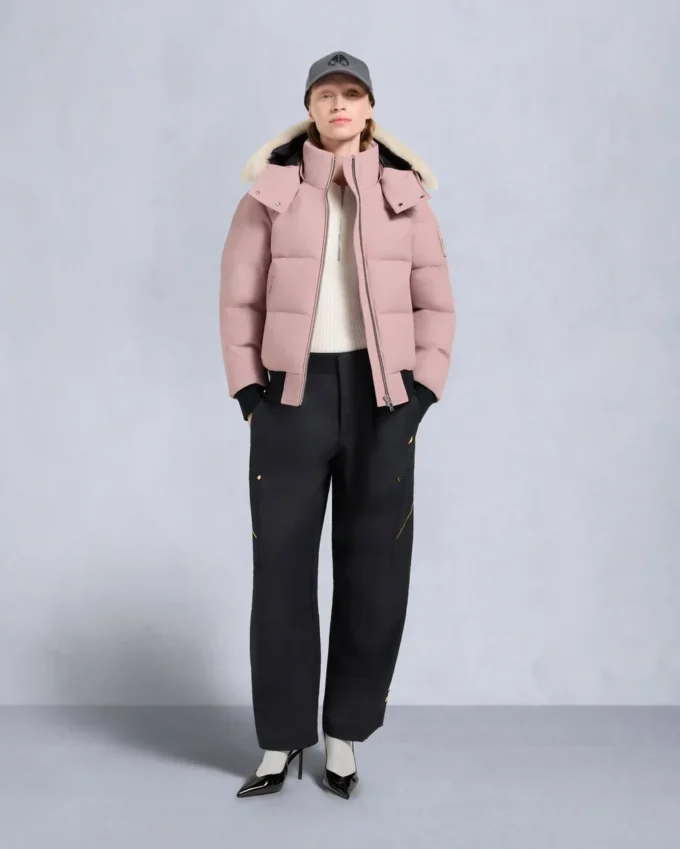Bomberjacke mit Cloud-Shearling-Besatz