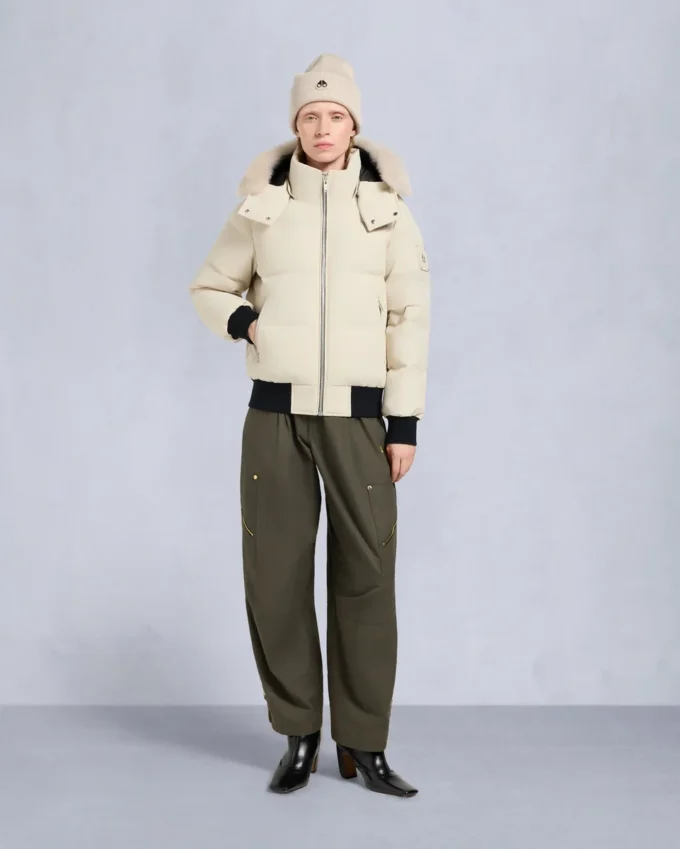 Bomberjacke mit Cloud-Shearling-Besatz