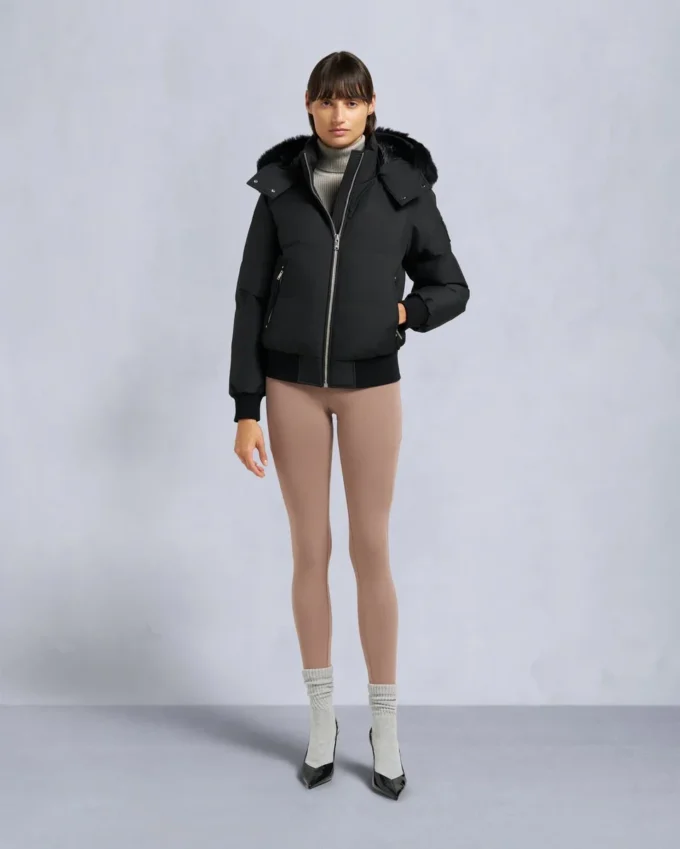 Bomberjacke mit Cloud-Shearling-Besatz