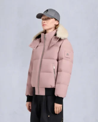 Bomberjacke mit Cloud-Shearling-Besatz