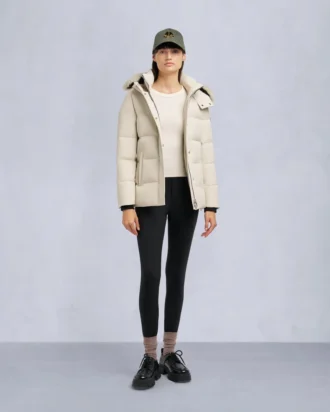 Cloud Shearling Trim 3Q Jacke