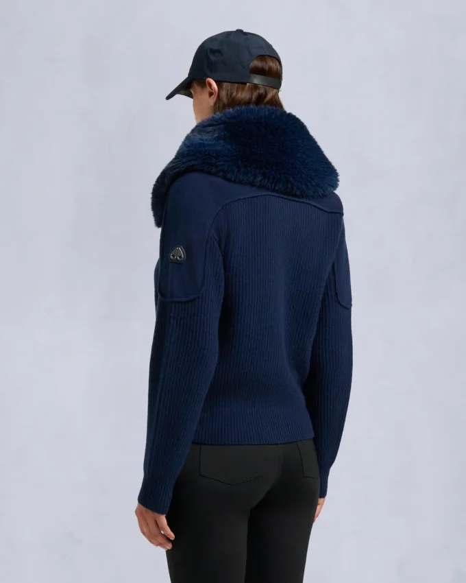 Corina Sweater mit durchgehendem Reißverschluss