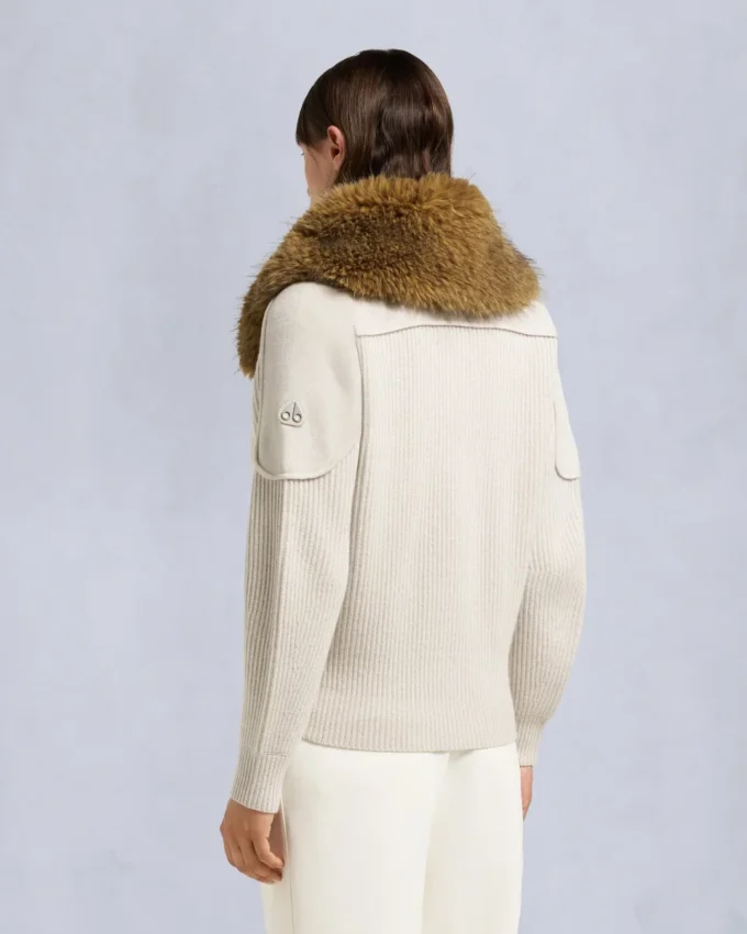 Corina Sweater mit durchgehendem Reißverschluss