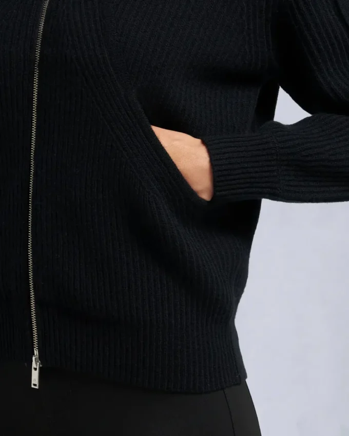 Corina Sweater mit durchgehendem Reißverschluss