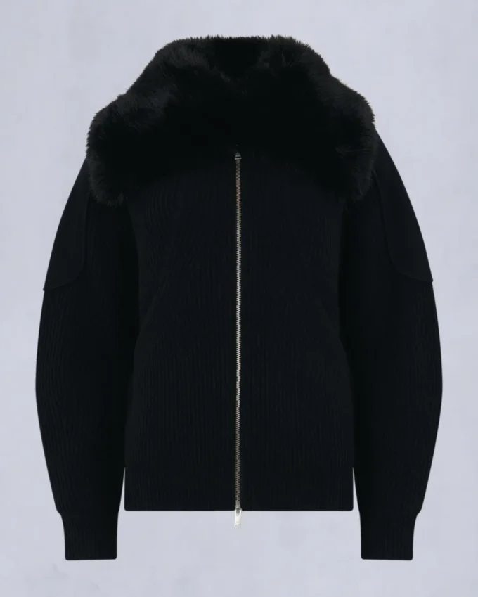 Corina Sweater mit durchgehendem Reißverschluss