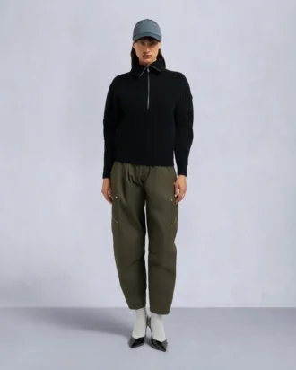 Corina Sweatshirt mit Viertelreißverschluss