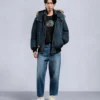 Evisu X Moose Denim Ballistic Bomberjacke