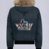 Evisu X Moose Denim Ballistic Bomberjacke