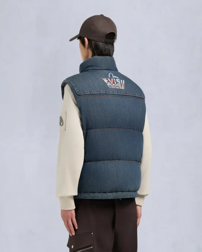 Evisu X Moose Denim Everest Puffer Weste