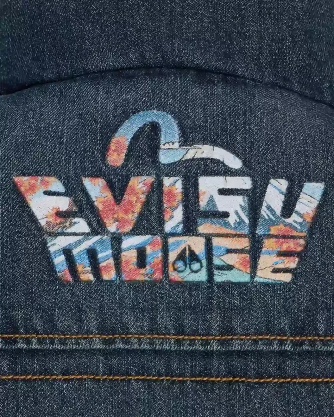 Evisu X Moose Denim Everest Puffer Weste