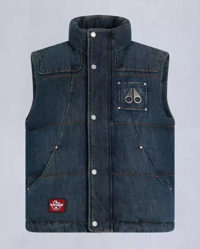 Evisu X Moose Denim Everest Puffer Weste