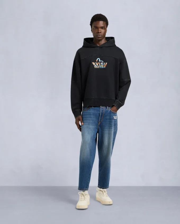 Evisu X Moose Pullover-Hoodie