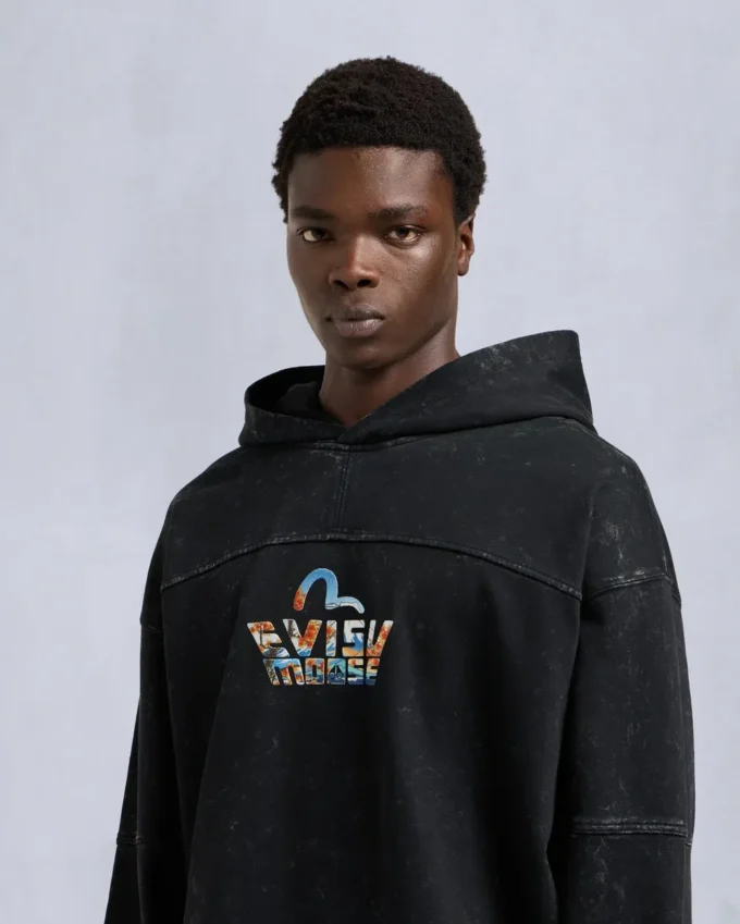 Evisu X Moose Pullover-Hoodie