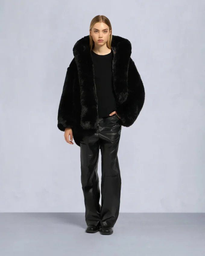 Gold Series Jade Kunstfelljacke