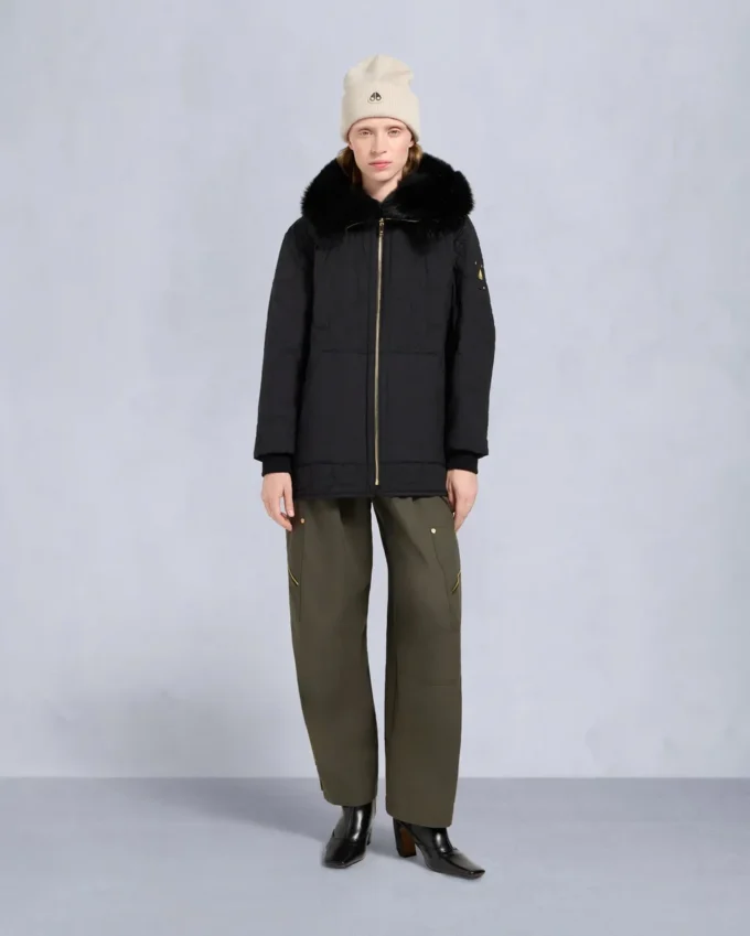 Gold Series Nova Shearling Trim 3Q Jacke