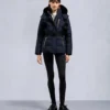 Gold Series Nyluxe Cambria Shearling Trim Jacke