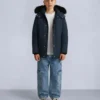 Kinder Unisex Original Parka mit Lammfellbesatz