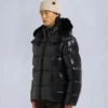 Kings Pufferjacke mit Lammfellbesatz