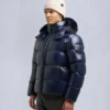 Kings Pufferjacke mit Lammfellbesatz