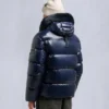 Kings Pufferjacke mit Lammfellbesatz