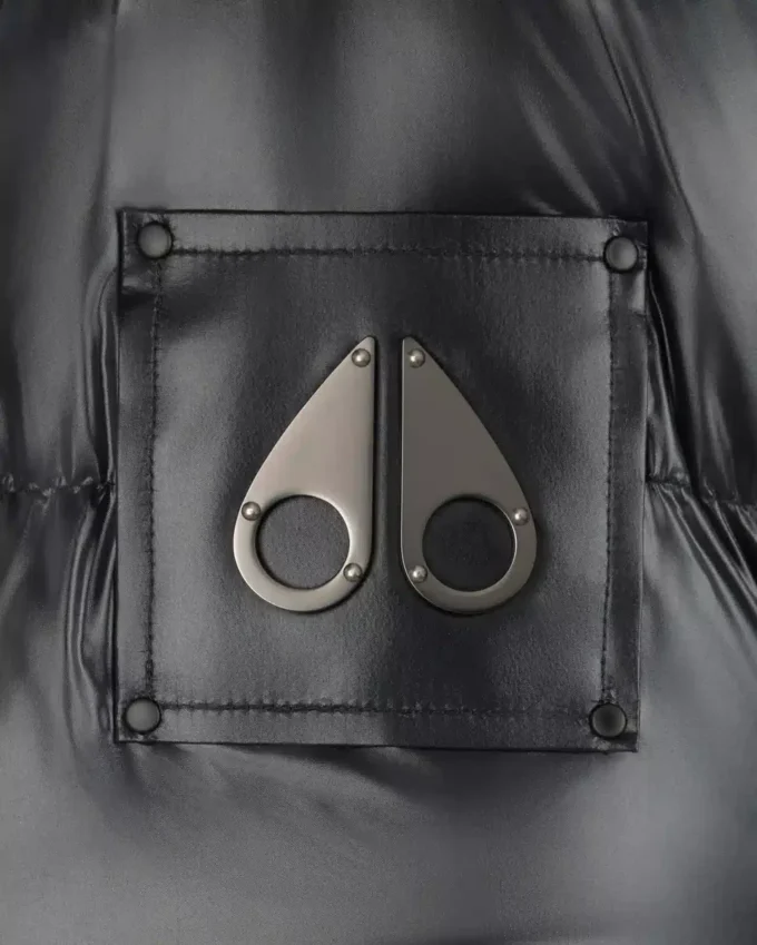 Kings Pufferjacke mit Lammfellbesatz