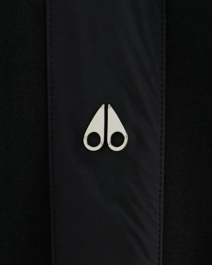 Mix Media Sweatshirt mit Rundhalsausschnitt