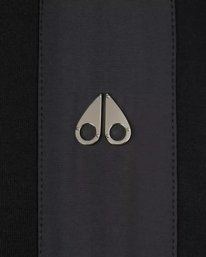 Mix Media Sweatshirt mit Viertelreißverschluss