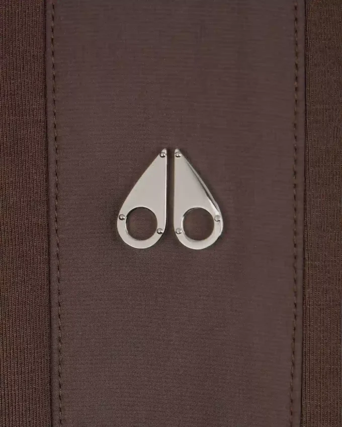 Mix Media Sweatshirt mit Viertelreißverschluss