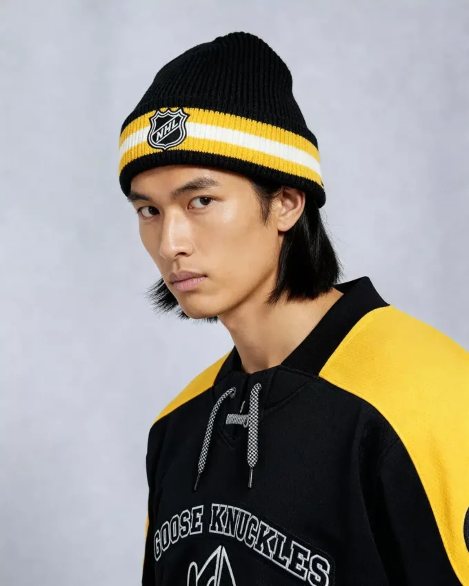 Nhl X Moose Knuckles Bruins Beanie
