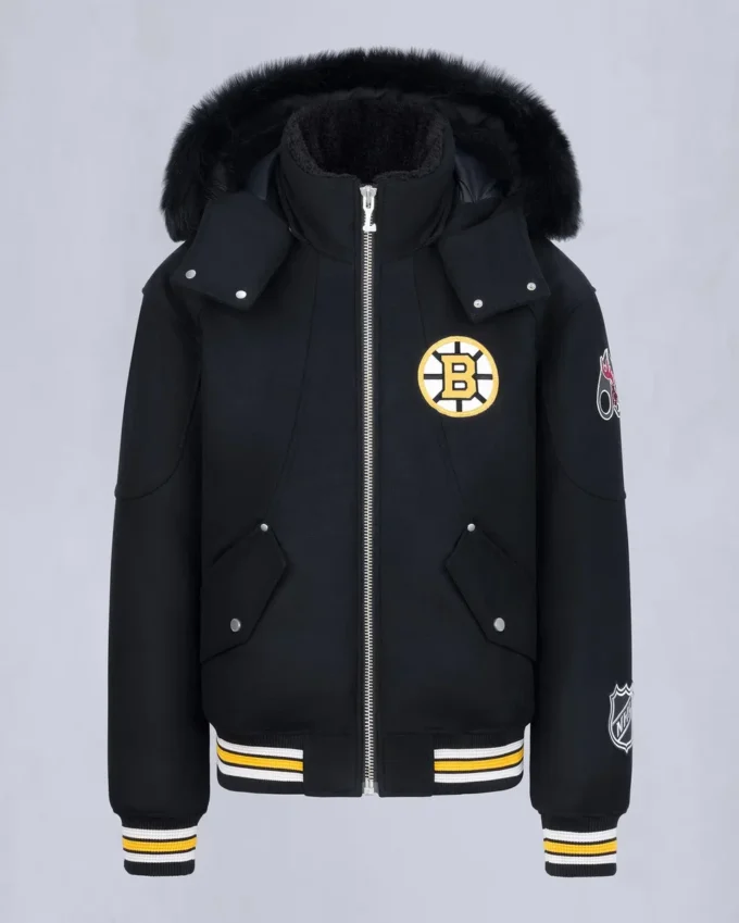Nhl X Moose Knuckles Bruins Bomberjacke