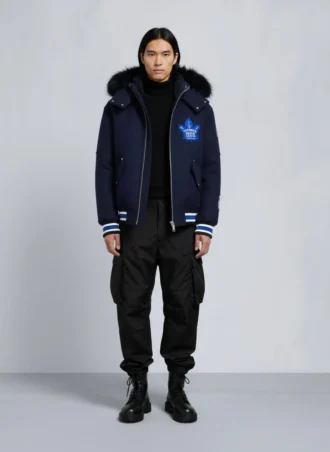 Nhl X Moose Knuckles Maple Leafs Bomberjacke