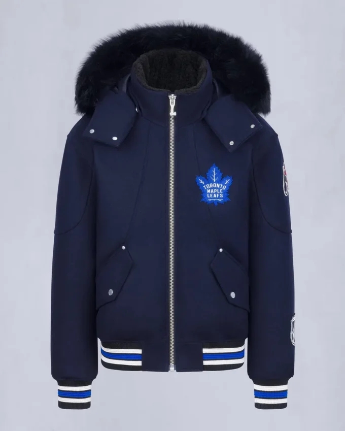 Nhl X Moose Knuckles Maple Leafs Bomberjacke
