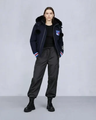 NHL x Moose Knuckles Rangers Bomberjacke