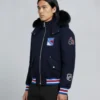 NHL x Moose Knuckles Rangers Bomberjacke