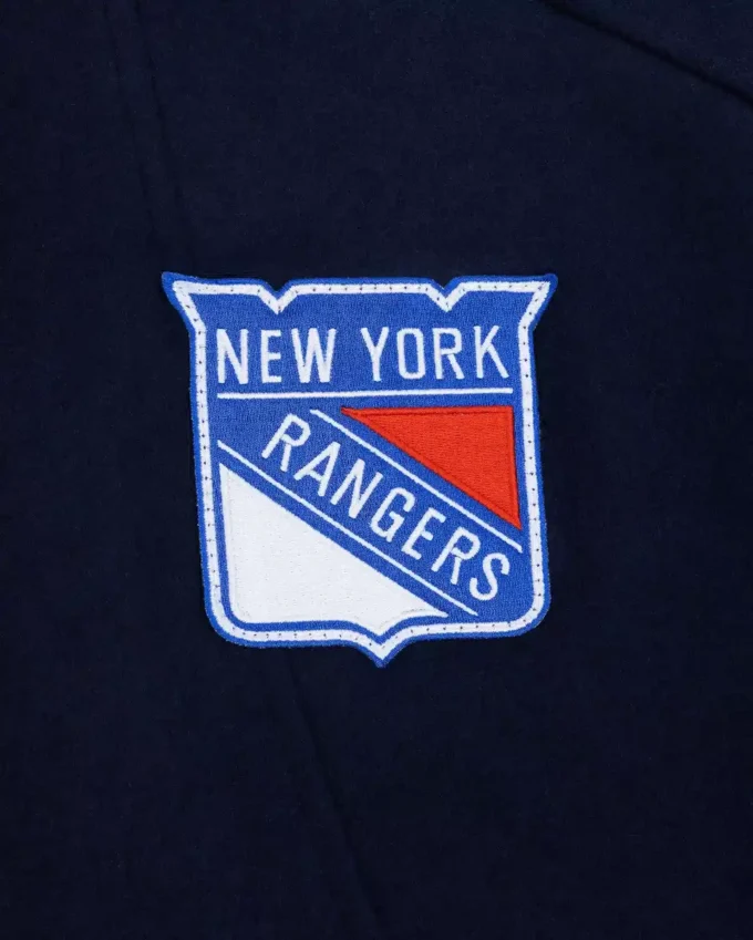 NHL x Moose Knuckles Rangers Bomberjacke