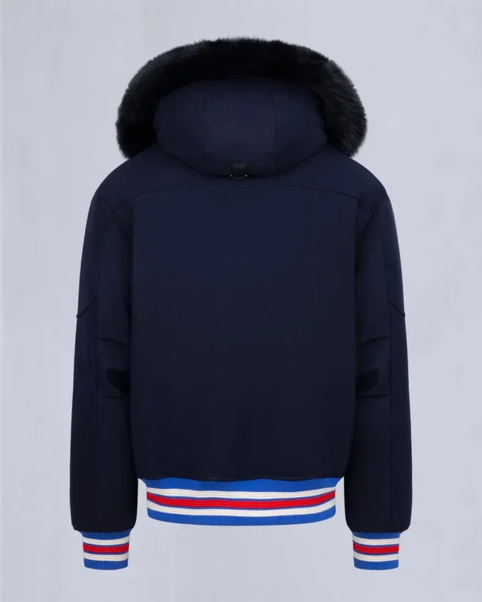 NHL x Moose Knuckles Rangers Bomberjacke