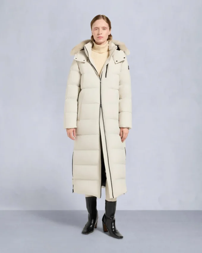 Nyluxe Chelia Parka mit Lammfellbesatz