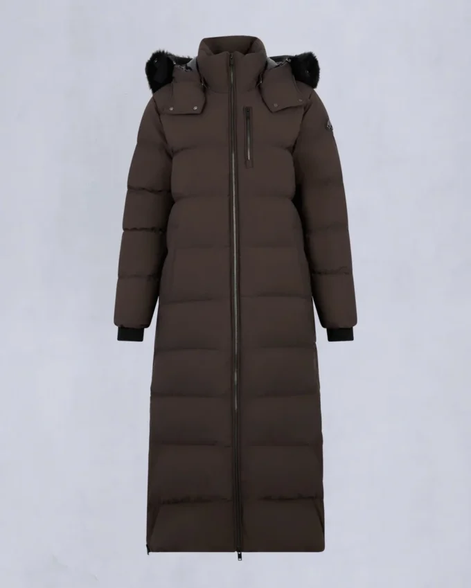 Nyluxe Chelia Parka mit Lammfellbesatz
