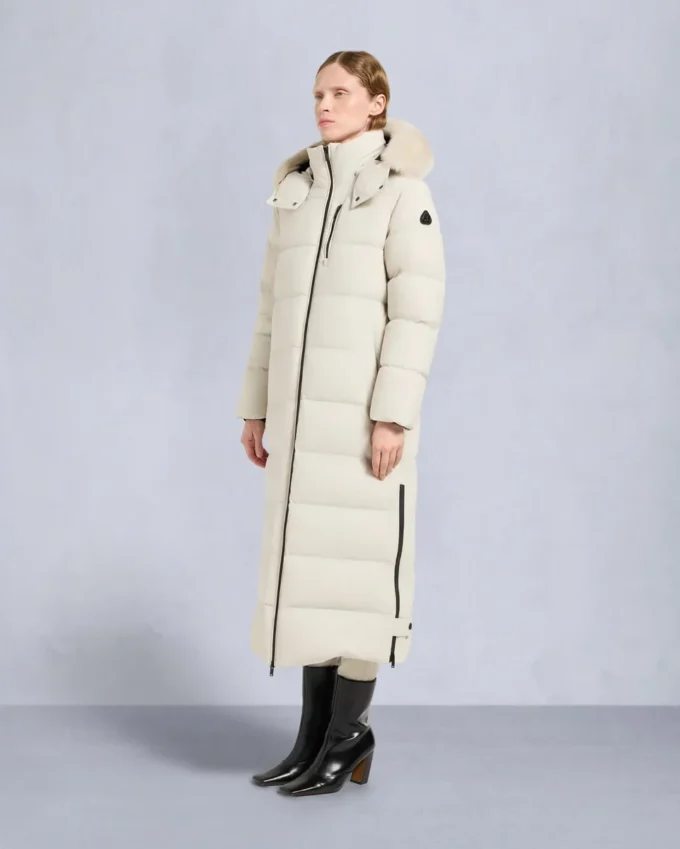 Nyluxe Chelia Parka mit Lammfellbesatz