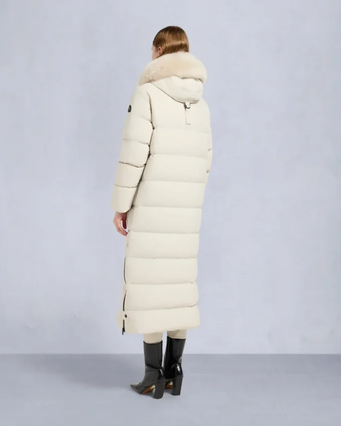 Nyluxe Chelia Parka mit Lammfellbesatz