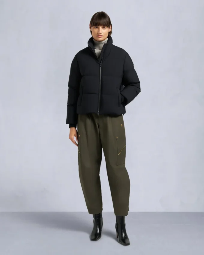 Nyluxe Misti Shearling Trim Puffer