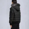 Onyx Ladriere Bomberjacke mit Lammfellbesatz