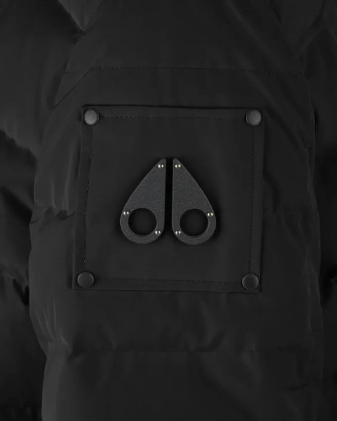 Onyx Ladriere Bomberjacke mit Lammfellbesatz