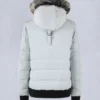 Onyx Ladriere Bomberjacke mit Lammfellbesatz