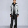 Onyx Ladriere Shearling-Bomberjacke