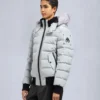 Onyx Ladriere Shearling-Bomberjacke
