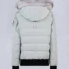 Onyx Ladriere Shearling-Bomberjacke