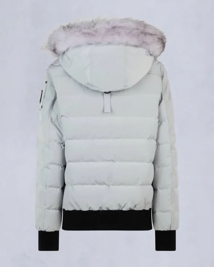 Onyx Ladriere Shearling-Bomberjacke