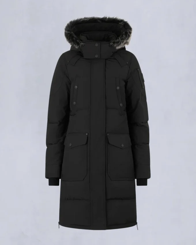 Onyx-Lammfellbesatz Causapscal Parka