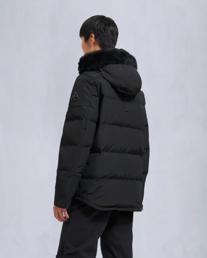 Onyx Round Island Jacke mit Lammfellbesatz